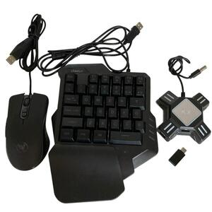 片手キーボード マウス コンバーター セット Switch対応 フォートナイト用
