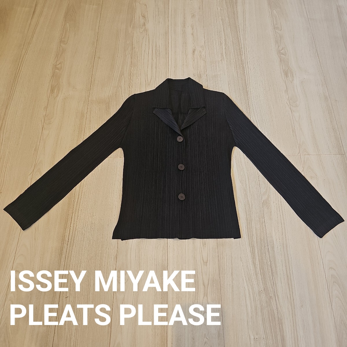 希少✨美品【プリーツプリーズ】チャイナボタン カーディガン ジャケット ブラック 希少✨美品【プリーツプリーズ】チャイナボタン カーディガン