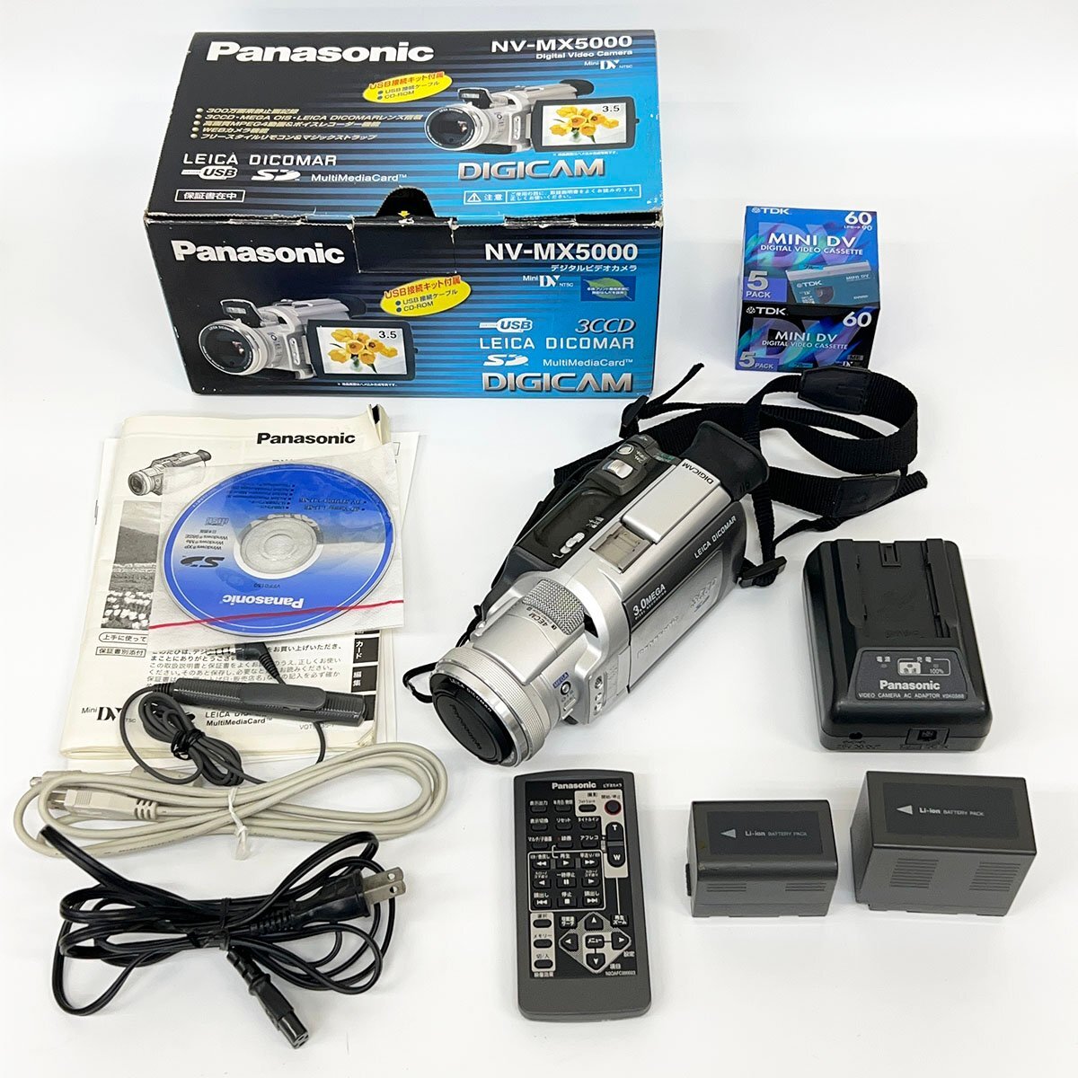 【未使用品】箱付きPanasonic NV-GS35 ビデオカメラ 本体 Amazon | パナソニック Panasonic NV-GS5 MiniDV ビデオカメラ