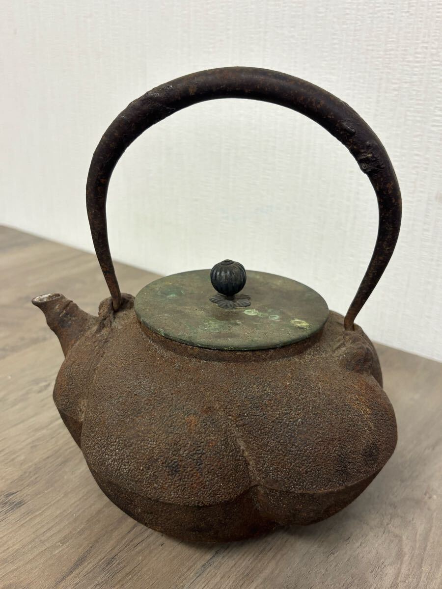 鉄瓶　時代物　骨董 Yahoo!オークション -「骨董品」(鉄瓶) (鉄製)の落札相場・落札価格