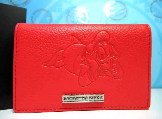 送無 10％引 キングズ バイ サマンサタバサ 限定 ドナルド 牛革 型押 名刺