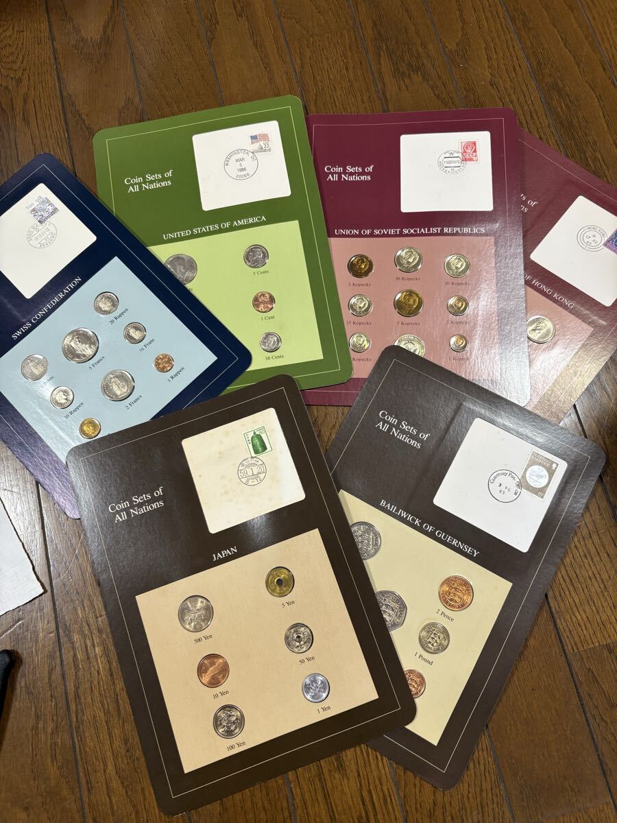 ひ*ろ様 フランクリンミント　COINS　OF　ALL　NATIONS　140シ フランクリンミント COINS OF ALL NATIONS 140シート 貨幣 - メルカリ