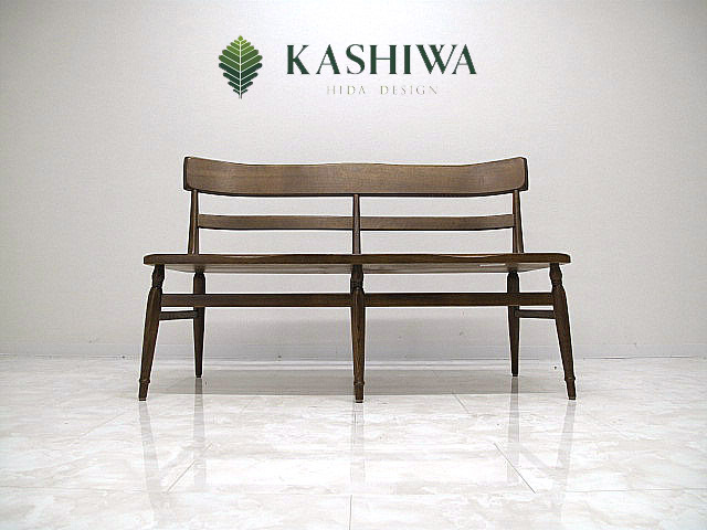 柏木工 「悠」 ダイニング用ベンチ オーク材 ソファ 飛騨家具 ZR24021 柏木工 悠 ダイニング用ベンチ オーク材 ソファ 飛騨家具