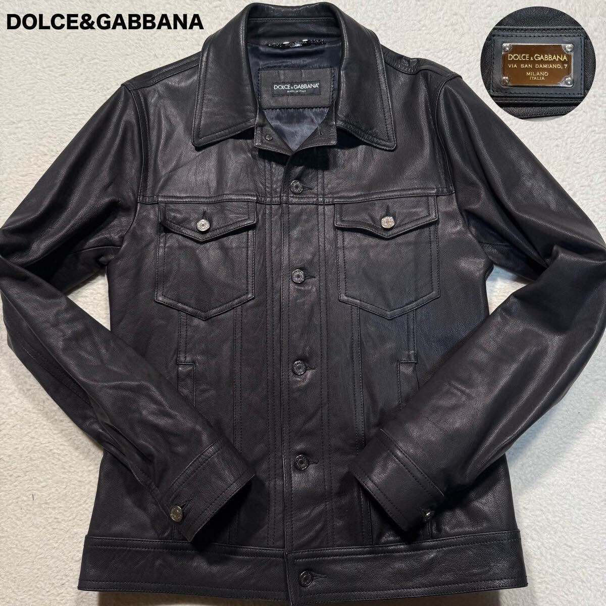 2025年最新】Yahoo!オークション -「ドルガバ レザー ジャケット