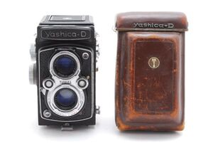 【ケース付き】 ヤシカ Yashica D TLR ブラック #537-Y26OC