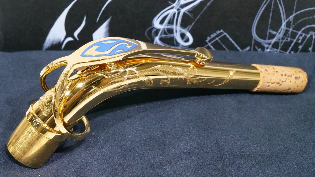 【新品・未使用】セルマー純正アルトサックスネック シリーズ2用 シルバープレート E♭アルトサクソフォン用 ネック｜Henri Selmer Paris