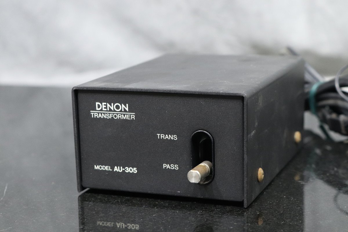 【動作確認済】MC昇圧トランス DENON AU-305 DENON AU-305 MCカートリッジ専用昇圧トランス / 札幌の中古