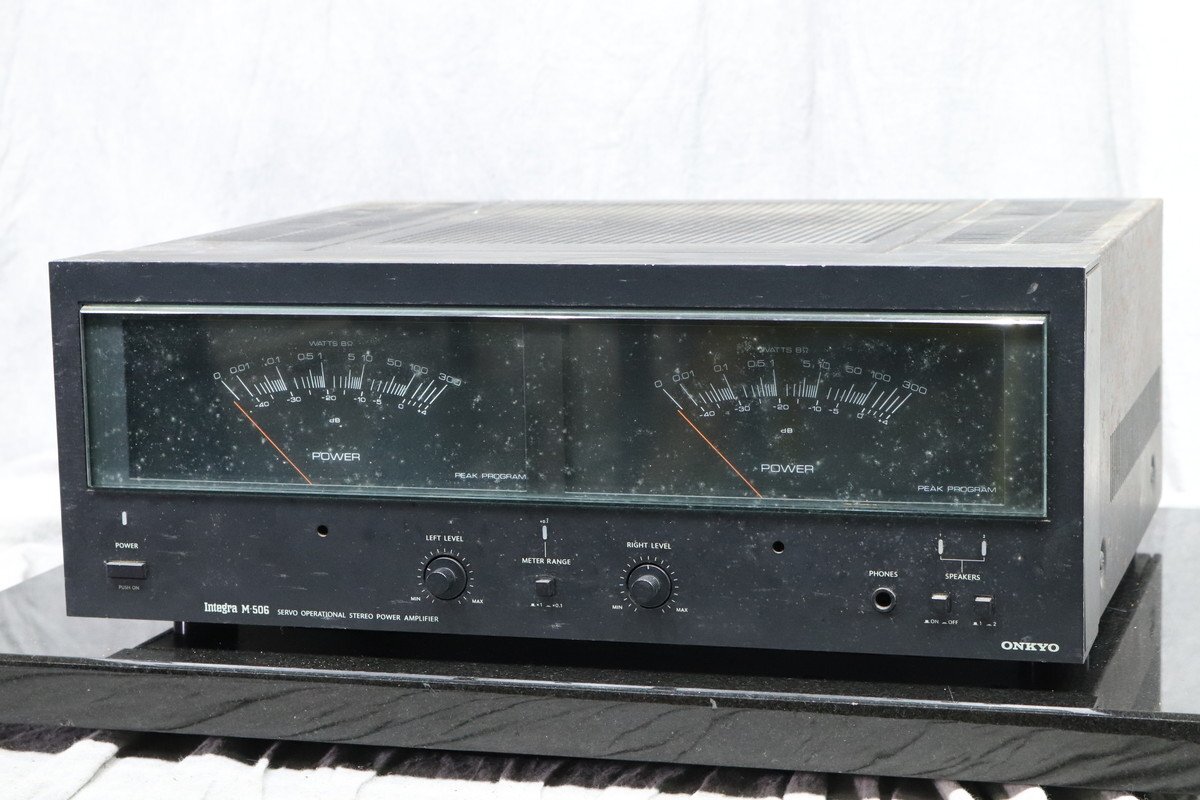 ★送料無料★ONKYO★INTEGRA★M-506R★パワーアンプ★ Onkyo Integra M-506R Power Amplifier Super Servo Black USED