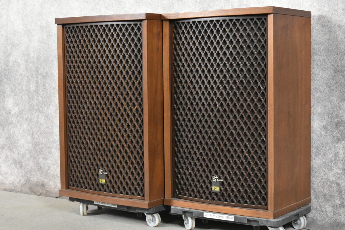 山水大型ウッドスピーカー SP-2005 単品②【再出品】 山水大型ウッドスピーカー SP-2005 単品②