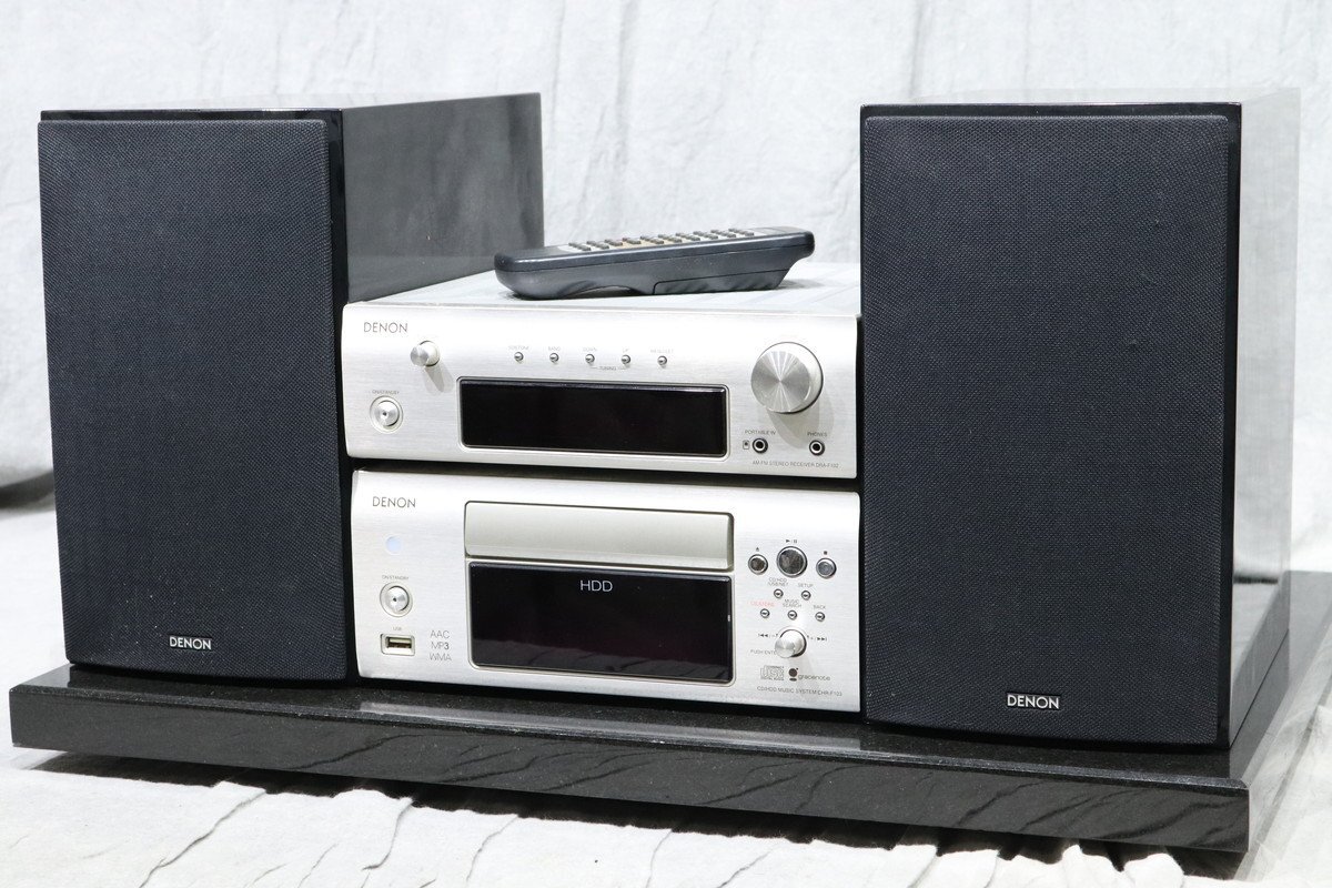 DENON システムコンポ リモコン スピーカー付 Amazon | DENON デノン (デンオン) D-MX7700DV-S シルバー DVD