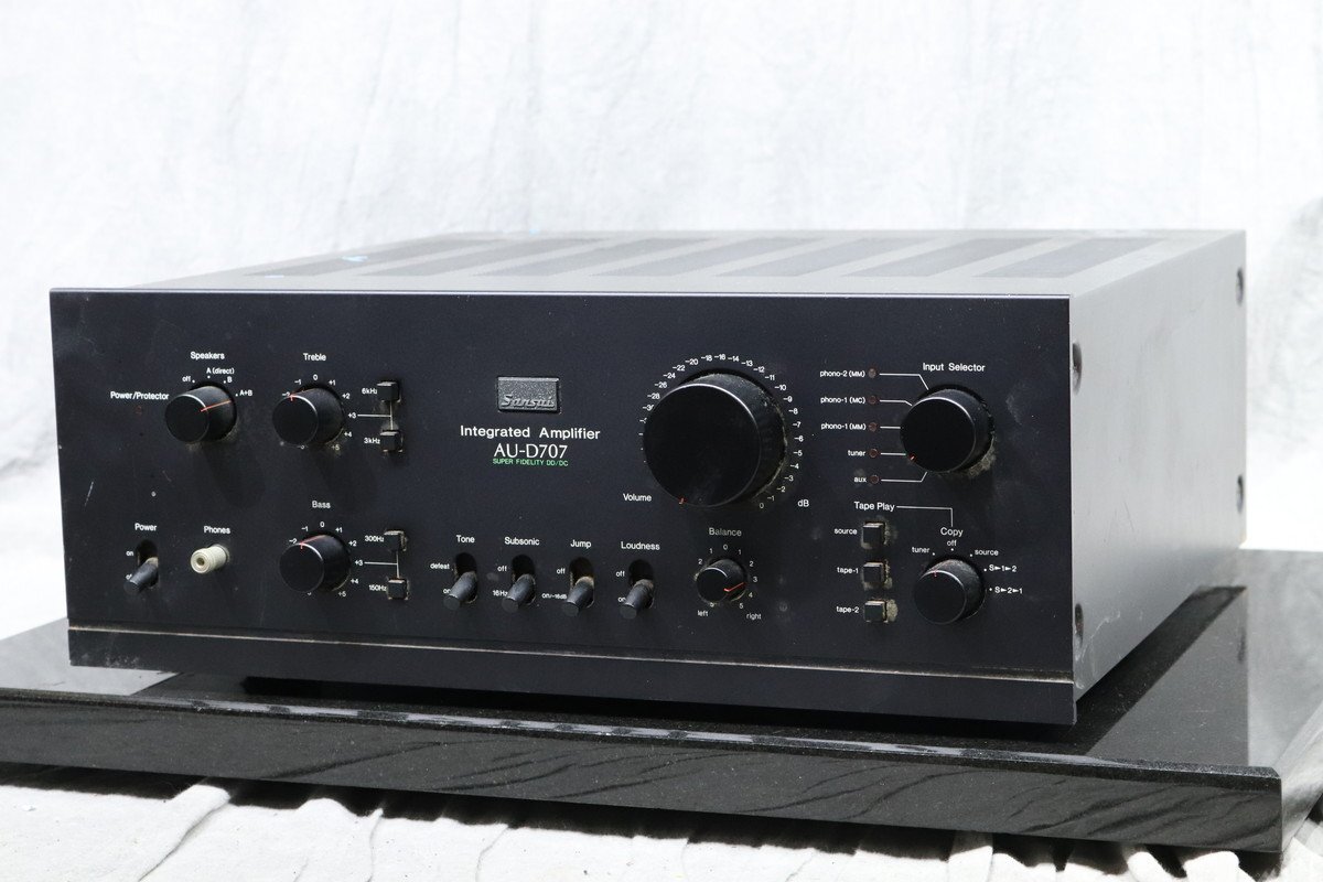 Sansui AU-D707 インテグレーテッドアンプ SANSUI AU-D707 最高にカッコイイ アンプ : バチモン隠居 よろず探訪