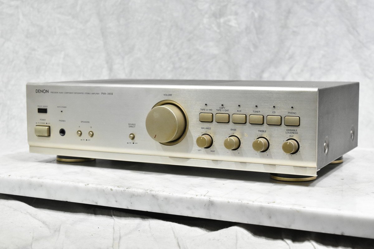 ◇ＤＥＮＯＮ　ＰＭＡ－３９０Ⅱ【概ね美品　動作品】◇ PMA-390II｜DENON デノン プリメインアンプ｜中古品｜修理販売