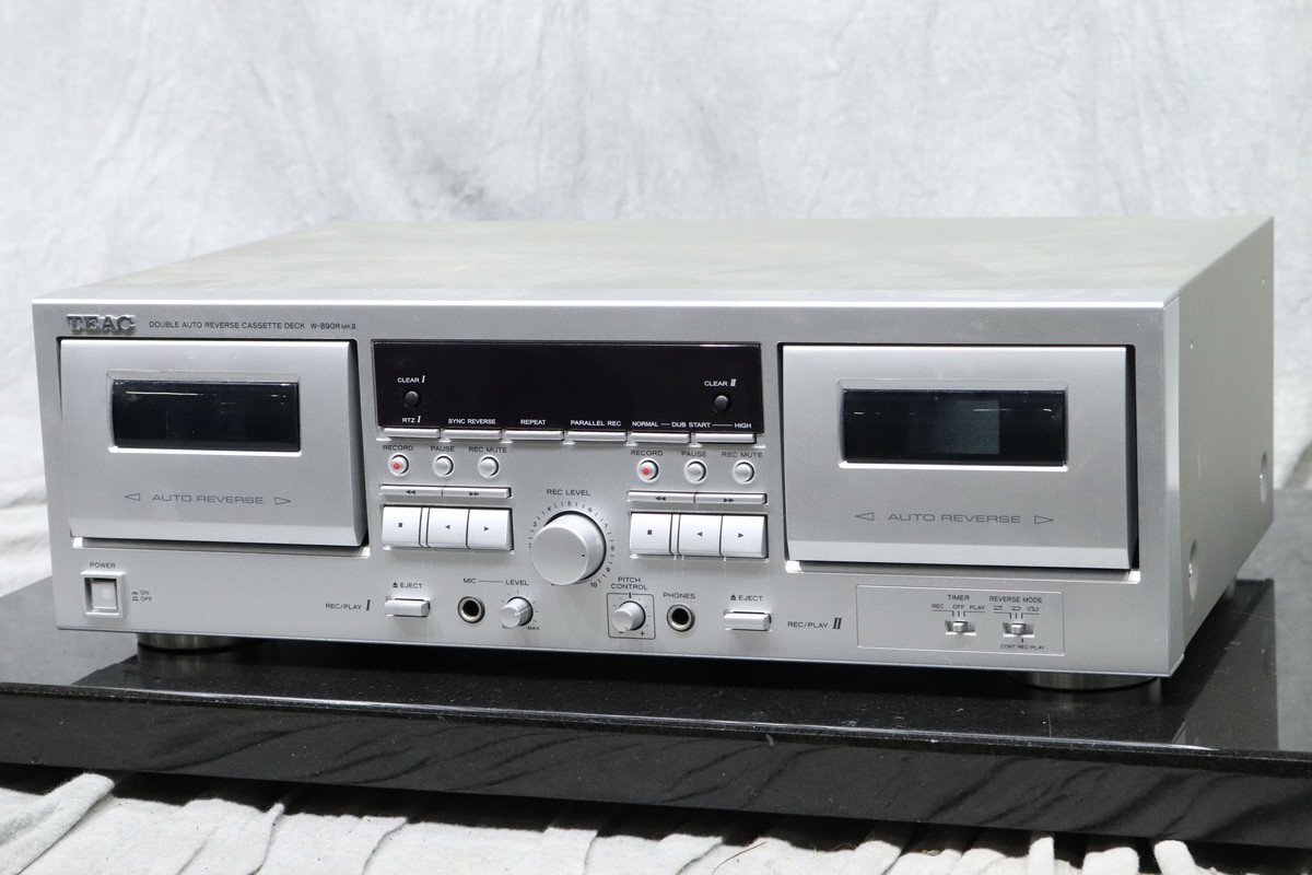 TEAC W‑890R MKII ダブルカセットデッキ オートリバース搭載 W-890RMKII | 製品トップ | TEAC - プレミアムオーディオ