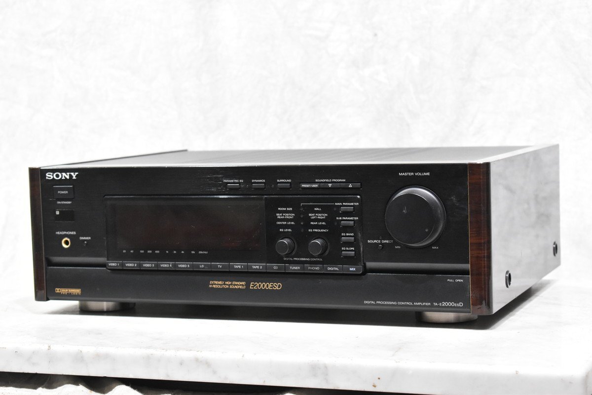 【美品・動作品】 SONY TA-E2000ESD AVアンプ TA-E2000ESD AVコントロールアンプ (Sony) 1992年 | 古いハード