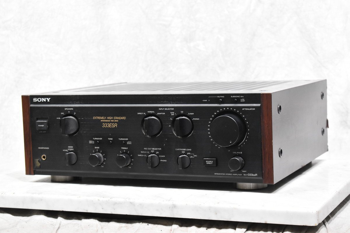 【美品/整備済み】ソニー SONY TA-F333ESR プリメインアンプ 美品/整備済み】ソニー SONY TA-F333ESR プリメインアンプ Yahoo