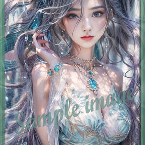 フォトプリント高画質◇金髪美少女◇アートコレクション用◇A4ポスター◇6874◇ギフトファンタジーインテリア壁掛け