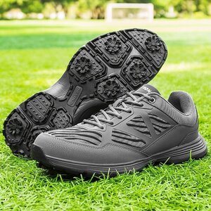 GRF-815. пепел /47..39-48 выбор . скользить выдерживающий . водоотталкивающий удобный эластичность . Fit чувство мужской туфли для гольфа туфли для гольфа мужской высококлассный спортивная обувь
