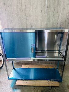 ◆新品未使用◆【マルゼン 吊戸棚 業務用 店舗用品 厨房用品 飲食店 キッチン 食器棚 収納 ステンレス 壁掛け 飲食店】