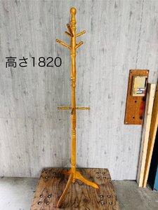 【木製スタンディングコートラック ハンガーラック 帽子掛け】