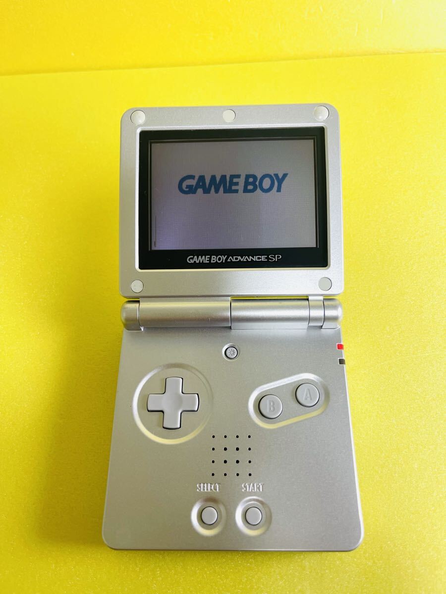 動作品 ゲームボーイアドバンスSP シルバー 本体 AGS-001 画面美品 GBA](本体)ゲームボーイアドバンスSP GAMEBOY ADVANCE SP