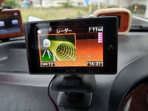 即決3600円 車載動作確認・データ更新済み ASSURA VA-710E ワンボディ一体型GPSレーダー探知機 OBD2アダプター対応機