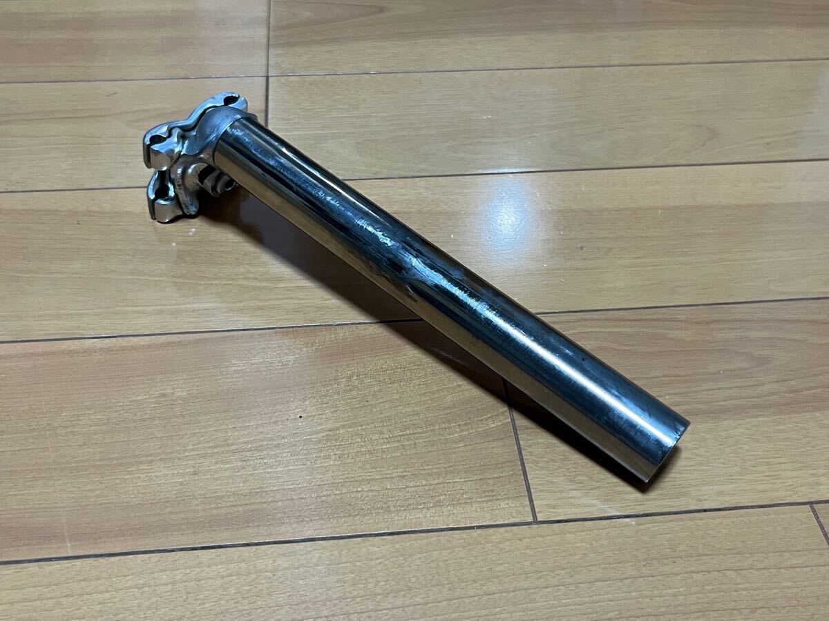 カンパニョーロ レコード シートポスト ショート 27.2 CAMPAGNOLO 「カンパニョーロ」 RECORD φ27.2 350mm シート