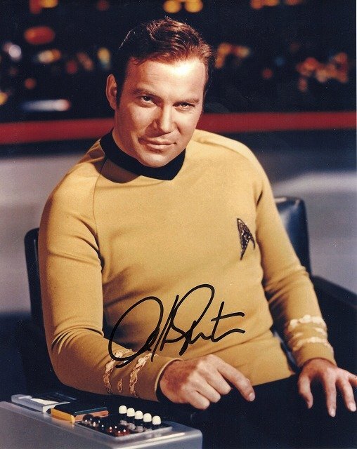 パトリック・スチュワート　サイン　スタートレック パトリックスチュワート サイン スタートレック