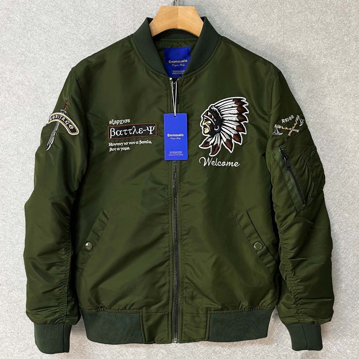 価格66000円【未使用品】24SS BLOUSON MA-1 TYPE sacai 美品/24年製 サカイ 24-07244 Nylon Twill Blouson MA-1