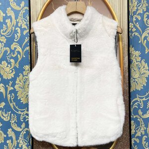 Прейскурантная цена 70,000★christian milada, из Милана, меховая жилетка, смесь норки, мягкая, нарядная, повседневная меховая куртка, женская M/36