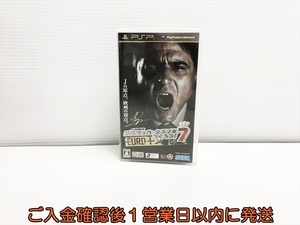 【1円】PSP J.リーグ プロサッカークラブをつくろう! 7 EURO PLUS ゲームソフト 1A0302-185yn/G1