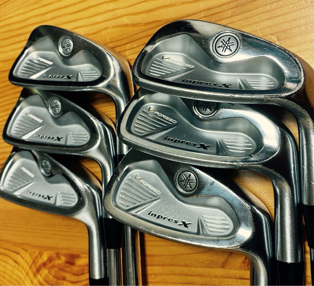 【希少】Yamaha inpres X アイアンセット 6本 インプレスX Vフォージド アイアン(6本セット) DG(アイアン