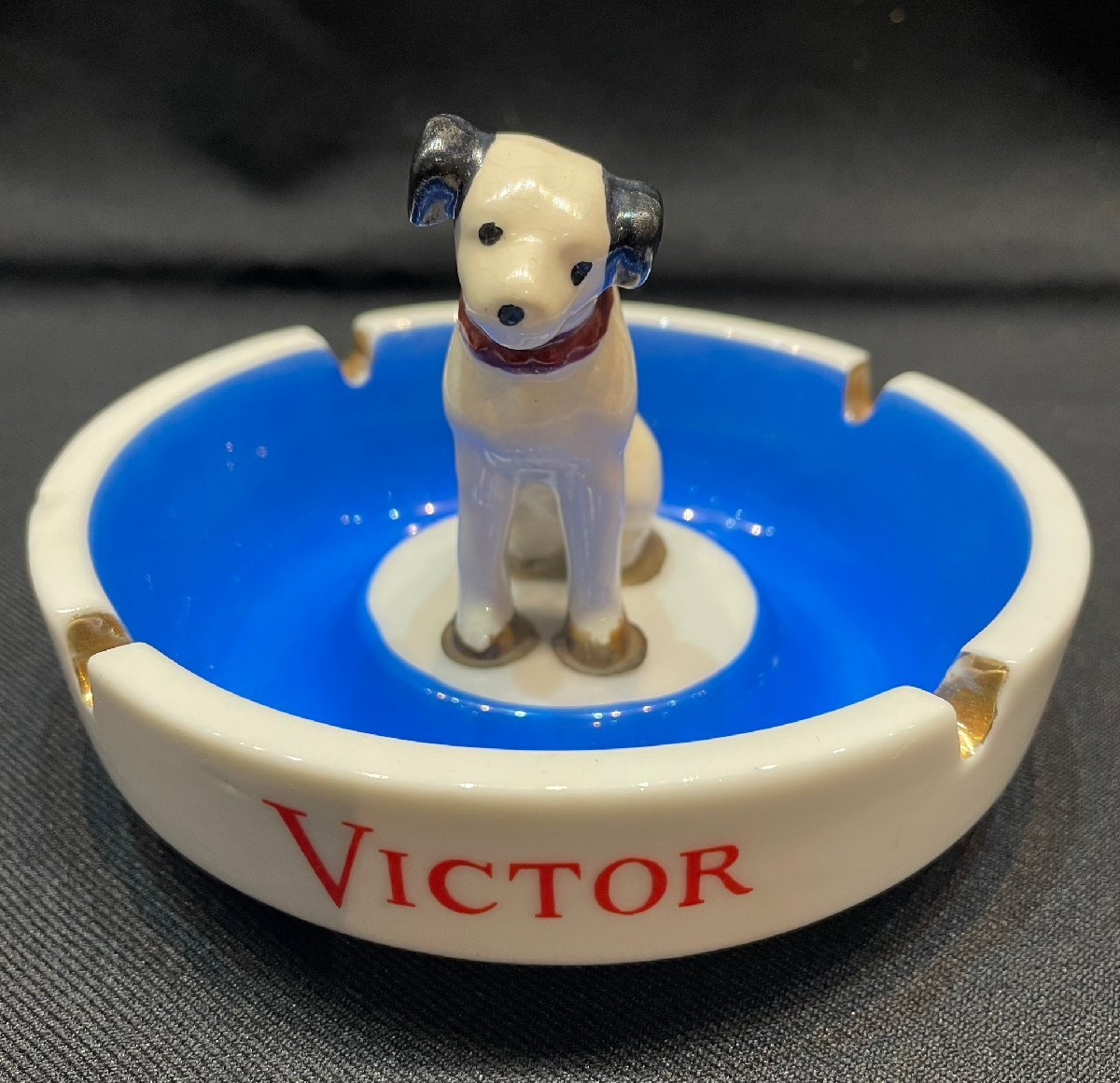 レア・昭和レトロ ビクター犬 ニッパー君 灰皿 Yahoo!オークション -「ビクター犬灰皿」の落札相場・落札価格