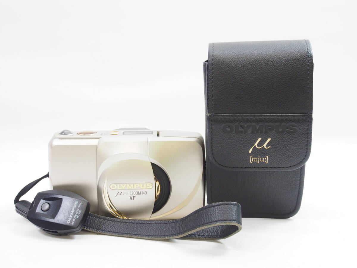 OLYMPUS μ ZOOM 140 フィルムカメラ ケース リモコン付 OLYMPUS μ ZOOM 140 フィルムカメラ ケース リモコン付 OLYMPUS μ Mju