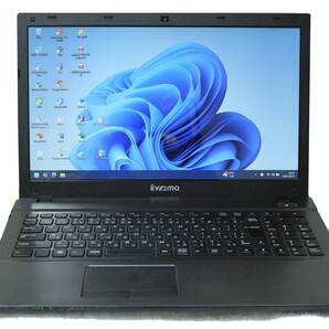 超薄型 ★IIYAMA W550SU 新品SSD256GB 4th.core i5 メモリ-8GB Win11(最新25H2) 15.6インチ office2021 カメラ★ 動作良好 管6942