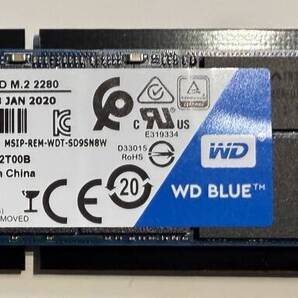 M.2 SATA 2TB SSD WD WDS2002B0B-00YS70 +外付ケース KATANA M.2 SSD USB3.1 Type-C (CAM2-U31C)