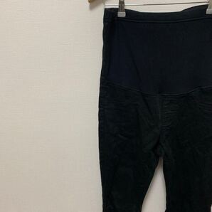 IS-0927さy UNIQLO ユニクロ マタニティパンツ ハイウエスト ブラック レギパン