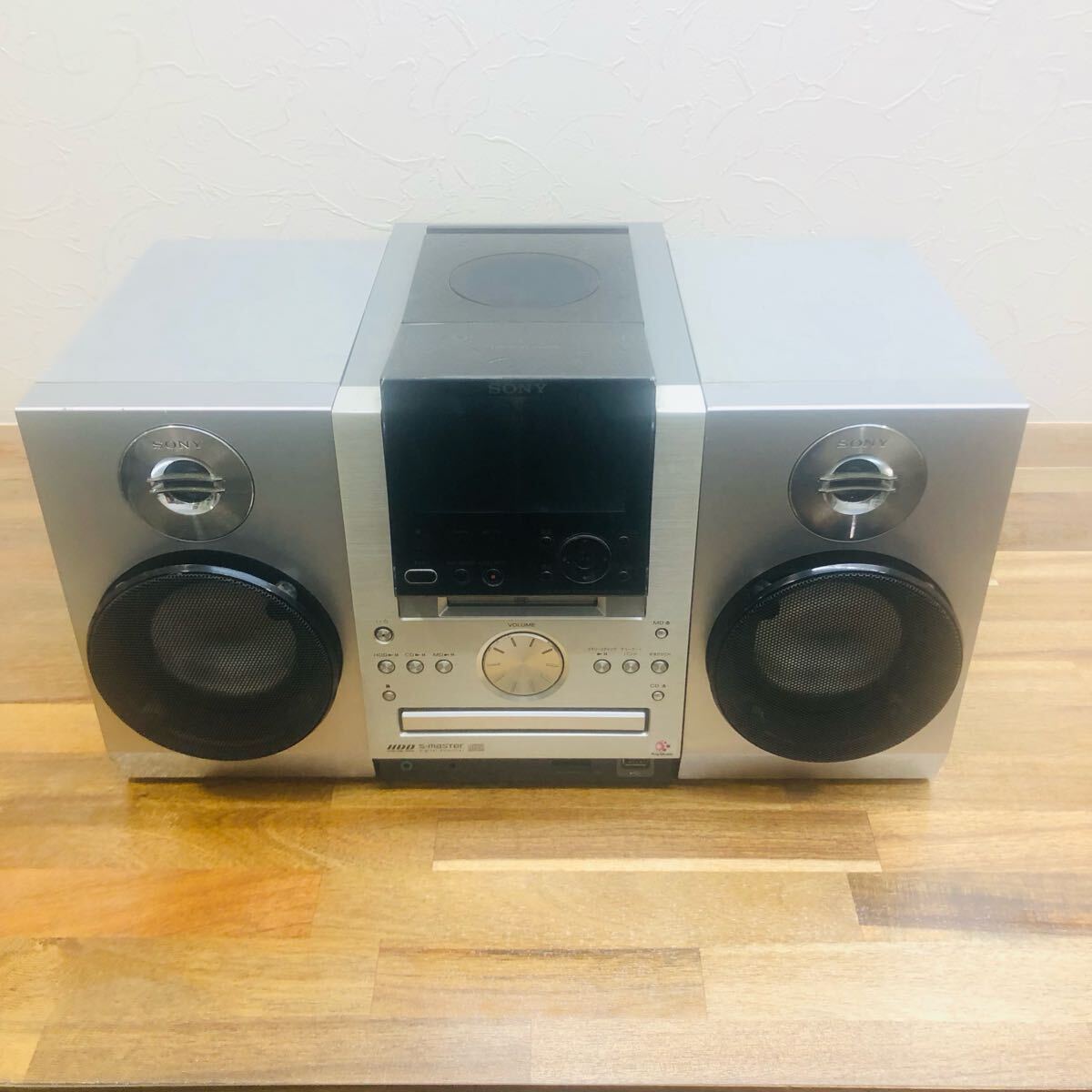 CD/MDコンポ(SONY)美品 SONY DHC-ZX50MD-MINIDISC, 5 CD CHANGER, DUAL CASSETTE, AM