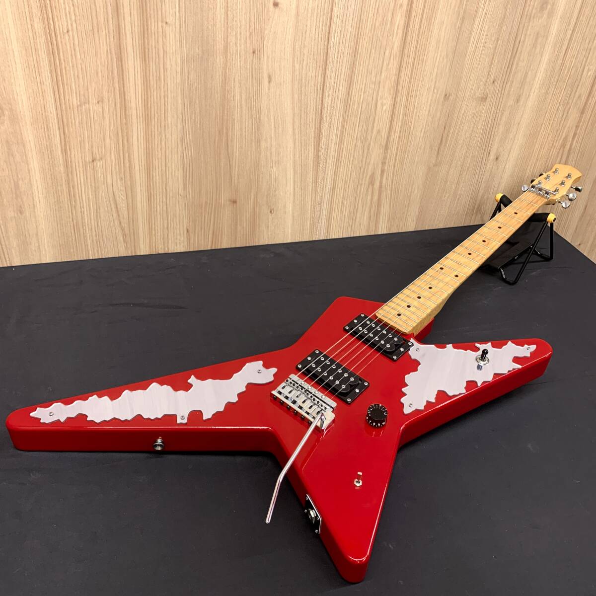 【現状品】エレキギター ランダムスタータイプ　変形ギター Yahoo!オークション -「エレキギター ランダムスター」(本体) (エレキ