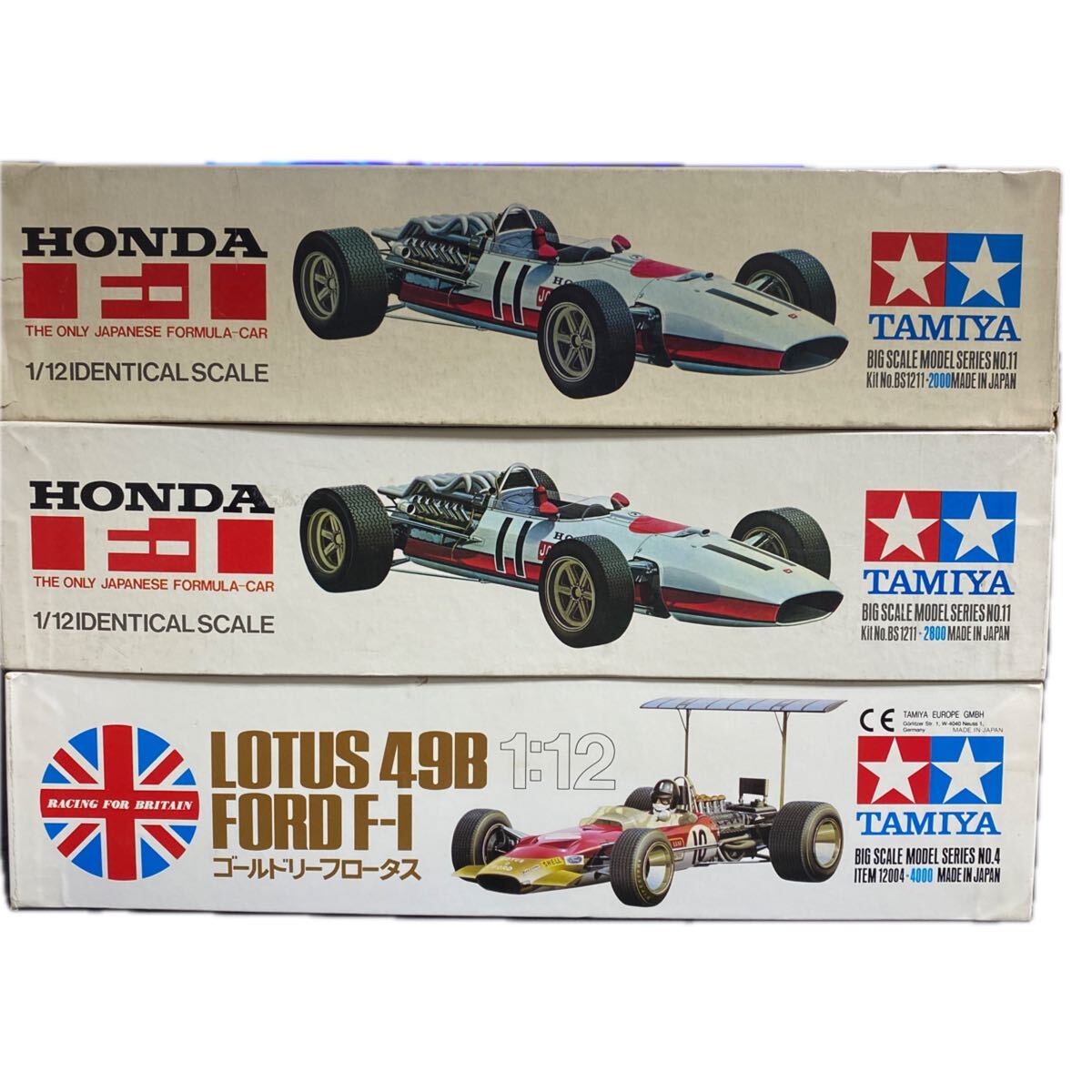 TAMIYA F1 1/12スケール　2点セット プラモデル タミヤF1 ビックシリーズ 2種セット - メルカリ