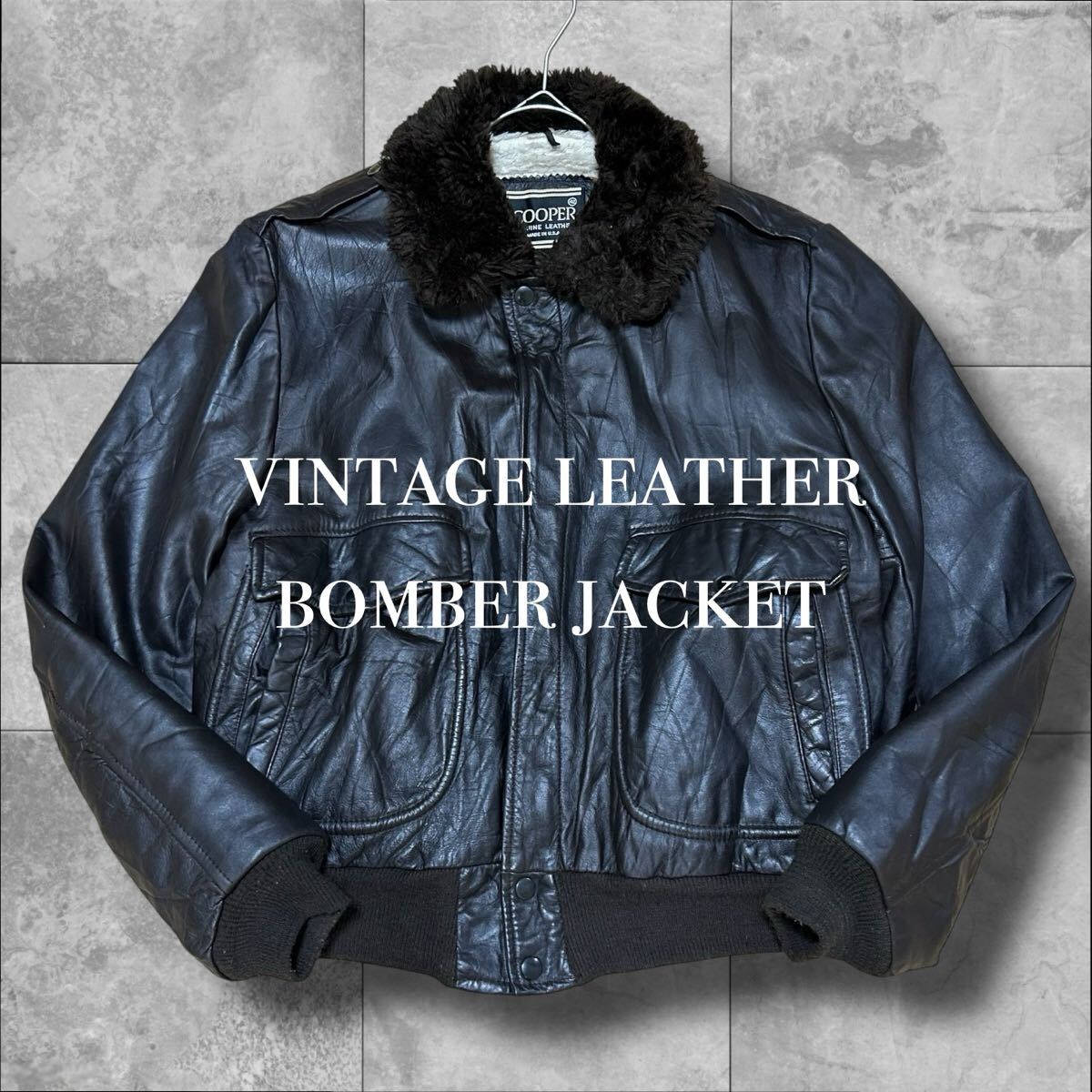 S*a様 オークション！雰囲気◎USA製G-1フライトジャケット ヴィンテージ Yahoo!オークション -「g-1 フライトジャケット」(Lサイズ