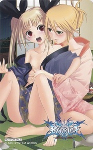 ゲーマーズ特典 テレカ Xbox360版 BLAZBLUE CALAMITY TRIGGER レイチェル ARC SYSTEM WORKS ブレイブルー カラミティ トリガー