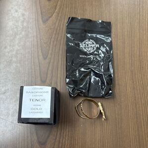 710p2706☆ セルマー・パリ セルマー テナーサクソフォン リガチャー ラッカー仕上げ