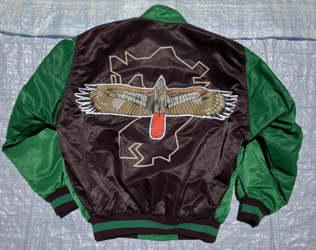 ダイエーホークススタジャン　ジャンパー 福岡ダイエーホークススタジアムジャンパービジターLL 古着 福岡