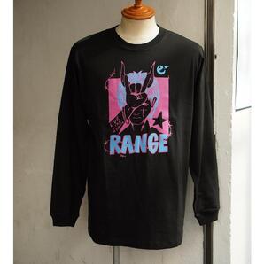 新品未使用 Range レンジ SATAN SIGN 長袖Tシャツ BLACK-L