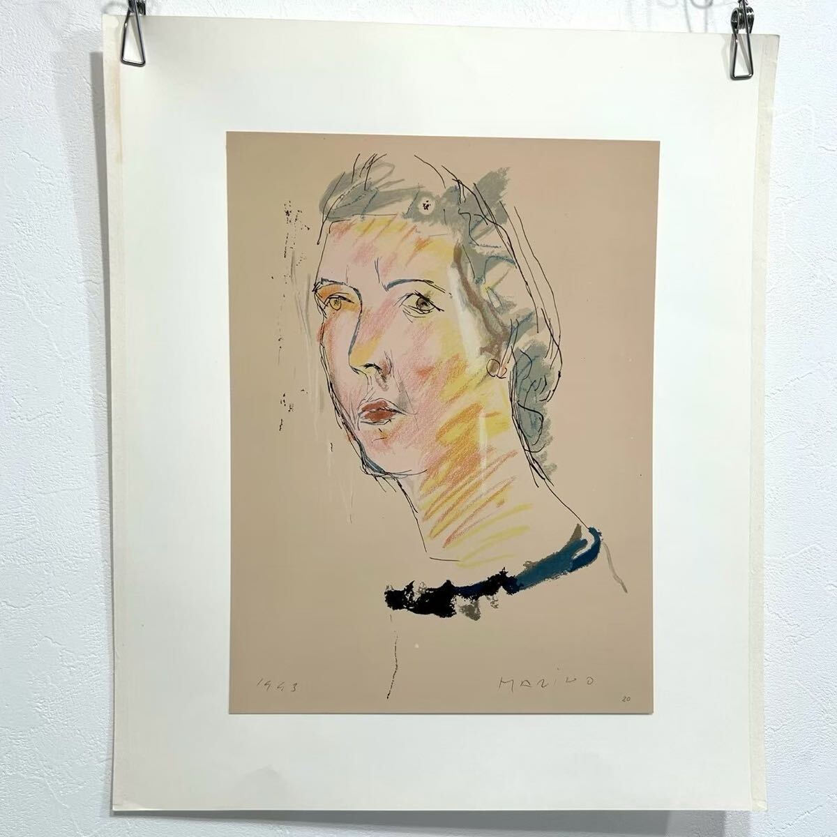 【真作保証】マリノ・マリーニ「Jongleure」銅版画 直筆サイン 版画 マリノ・マリーニ