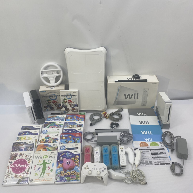 【限定価格❗️】Wii 本体&リモコン&カセット　まとめ売り 限定価格❗️】Wii 本体&リモコン&カセット まとめ売り 限定価格