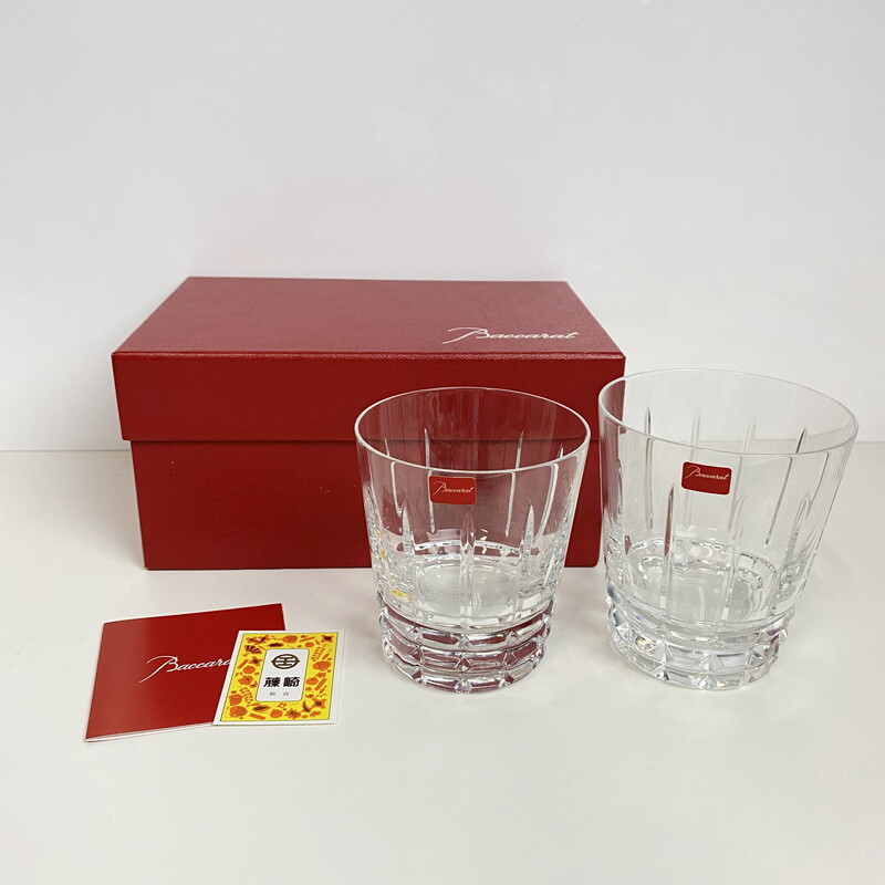 【未使用保管品】Baccarat バカラ アルルカン クリスタルタンブラー 未使用保管品】Baccarat バカラ アルルカン クリスタルタンブラー