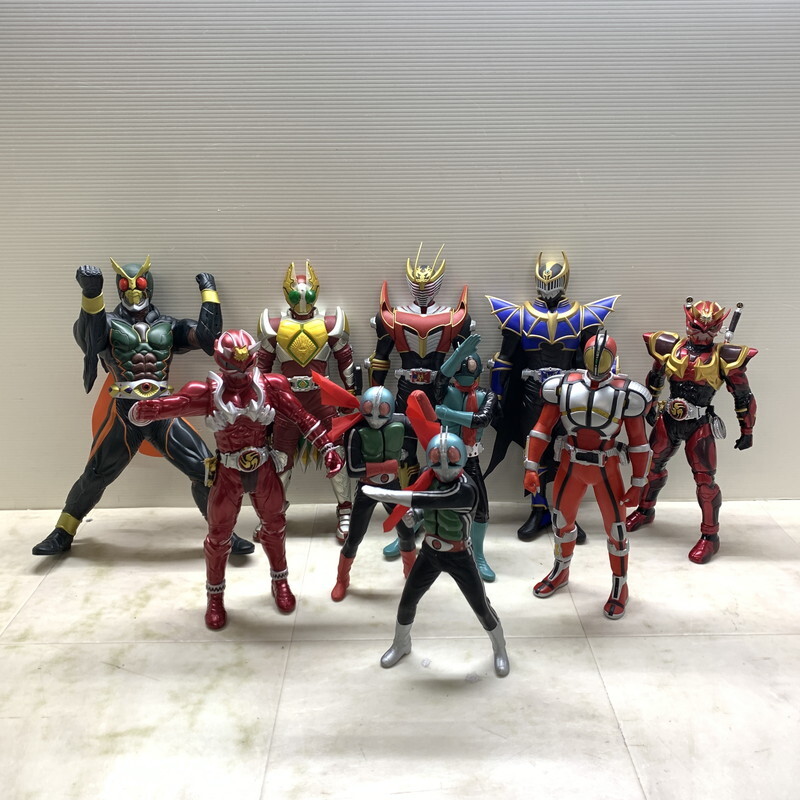 DXビックサイズソフビ　仮面ライダー５体セット　ストロンガー　ブラック　555 DXビックサイズソフビ 仮面ライダー5体セット ストロンガー