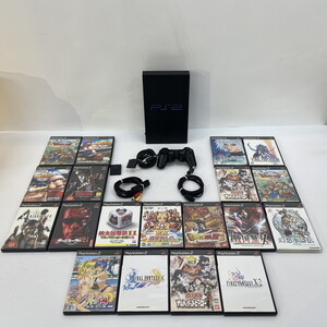 TEI【現状渡し品】SONY PlayStation2 PS2 本体 ソフト まとめ FF10 FF10-2 FF12 ドラクエ8 パチパラ14 など〈023-251020-TS-12-TEI〉