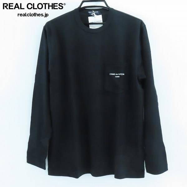 COMME des GARCONS HOMME ブラック 長袖カットソー COMME des GARCONS HOMME（コム デ ギャルソン・オム）の